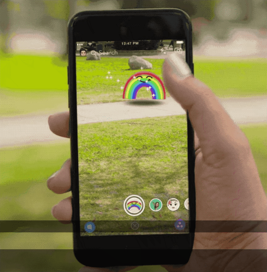 Snapchat Releases New World Lenses which Respond to Real-World Scene | Social Media Today